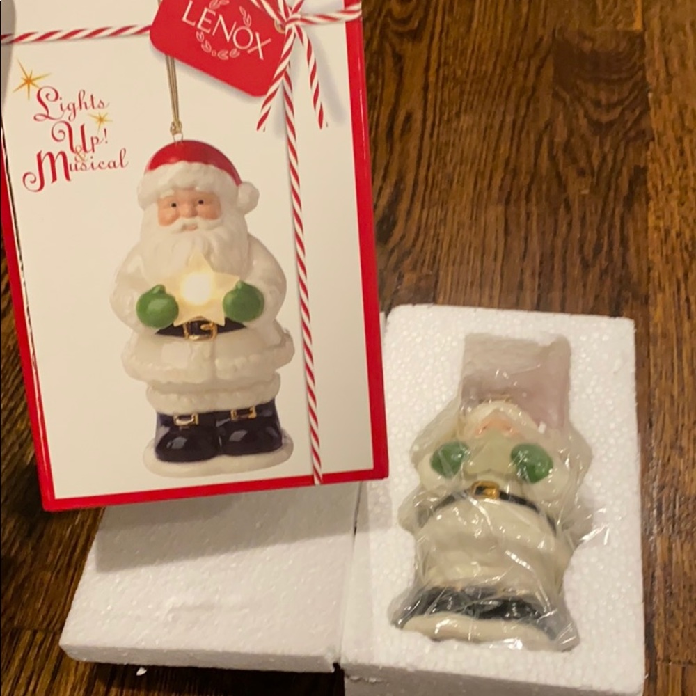 Lenox Christmas Santa Ornament